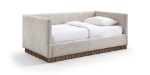 Picture of Linen Textured Fabric Upholstered Twin DayBed