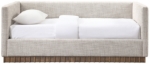 Picture of Linen Textured Fabric Upholstered Twin DayBed