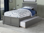 Picture of 39" Platform Bed with Footboard and Trundle or Drawers