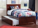 Picture of 39" Platform Bed with Footboard and Trundle or Drawers