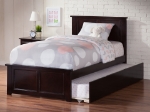 Picture of 39" Platform Bed with Footboard and Trundle or Drawers