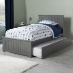 Picture of 39" Platform Bed with Footboard and Trundle or Drawers
