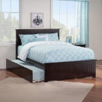Picture of 39" Platform Bed with Footboard and Trundle or Drawers