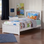 Picture of 39" Platform Bed with Footboard and Trundle or Drawers