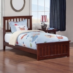 Picture of 39" Platform Bed with Footboard and Trundle or Drawers