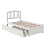 Picture of 39" Platform Bed with Footboard and Trundle or Drawers