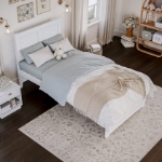 Picture of 39" Platform Bed with Footboard and Trundle or Drawers