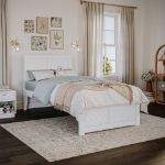 Picture of 39" Platform Bed with Footboard and Trundle or Drawers