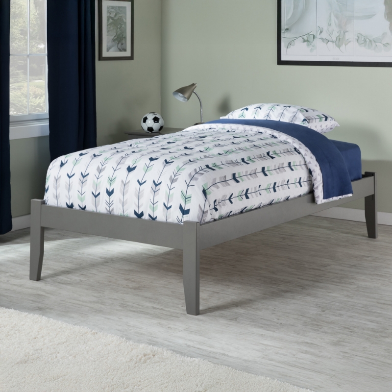 Picture of 39" Platform Bed without Footboard with Trundle or Drawers