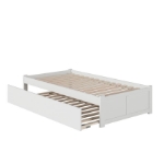 Picture of 39" Platform Bed with Footboard and Trundle or Drawers