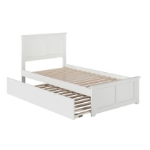 Picture of 39" Platform Bed with Footboard and Trundle or Drawers