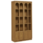 Picture of Solid Wood and Glass Display Cabinet in Oak