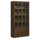 Picture of Solid Wood and Glass Display Cabinet in Oak, Walnut and Black Oak