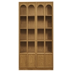 Picture of Solid Wood and Glass Display Cabinet in Oak, Walnut and Black Oak