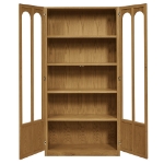 Picture of Solid Wood and Glass Display Cabinet in Oak, Walnut and Black Oak