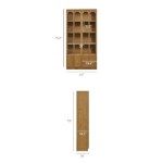 Picture of Solid Wood and Glass Display Cabinet in Oak