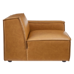 Picture of Vegan Leather Loveseat in Tan