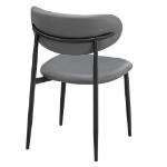 Picture of Dining Chair – Pearl/ Matte Black or Mushroom/ Matte Black