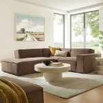 Picture of 3/4/5/6-Piece Fabric Upholstered Modular Sectional
