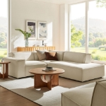 Picture of 3/4/5/6-Piece Fabric Upholstered Modular Sectional