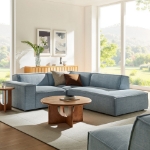 Picture of 3/4/5/6-Piece Fabric Upholstered Modular Sectional
