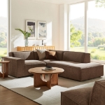 Picture of 3/4/5/6-Piece Fabric Upholstered Modular Sectional