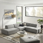 Picture of 3/4/5/6-Piece Fabric Upholstered Modular Sectional