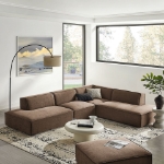 Picture of 3/4/5/6-Piece Fabric Upholstered Modular Sectional