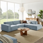 Picture of 3/4/5/6-Piece Fabric Upholstered Modular Sectional