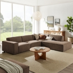 Picture of 3/4/5/6-Piece Fabric Upholstered Modular Sectional