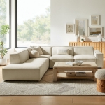Picture of 3/4/5/6-Piece Fabric Upholstered Modular Sectional