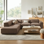 Picture of 3/4/5/6-Piece Fabric Upholstered Modular Sectional