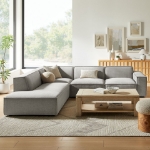 Picture of 3/4/5/6-Piece Fabric Upholstered Modular Sectional