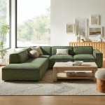 Picture of 3/4/5/6-Piece Fabric Upholstered Modular Sectional