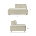 Picture of 3/4/5/6-Piece Fabric Upholstered Modular Sectional