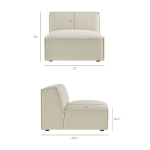 Picture of 3/4/5/6-Piece Fabric Upholstered Modular Sectional