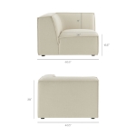 Picture of 3/4/5/6-Piece Fabric Upholstered Modular Sectional