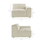 Picture of 3/4/5/6-Piece Fabric Upholstered Modular Sectional