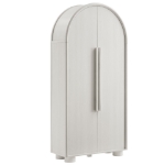 Picture of 38.2"W x 79.1"H Storage Cabinet in Ash or Black