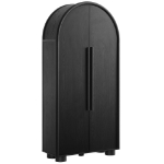 Picture of 38.2"W x 79.1"H Storage Cabinet in Ash or Black