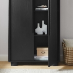Picture of 38.2"W x 79.1"H Storage Cabinet in Ash or Black