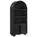 Picture of 38"W x 78.7"H Cabinet Bookcase in Ash or Black Oak
