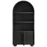 Picture of 38"W x 78.7"H Cabinet Bookcase in Ash or Black Oak