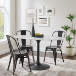 Picture of 48", 54", 60", 78" Oval Faux Marble Dining Table in White or Black Top and White, Black and Gold Base