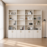 Picture of Betulla Finish Wall Unit With Gold Trim / With Crown / With Gold Trim and Crown Per Unit