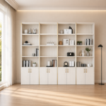 Picture of Betulla Finish Wall Unit With Gold Trim / With Crown / With Gold Trim and Crown Per Unit