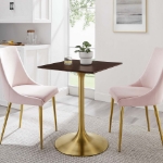 Picture of 48", 36",  28", 24" Square Wood Dining Table