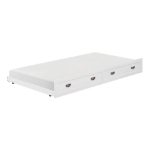 Picture of 39" Bunk Bunk Bed in White, Grey and Blue Finish