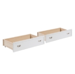 Picture of 39" Bunk Bunk Bed in White, Grey and Blue Finish
