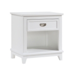 Picture of Nightstand in White, Grey and Blue Finish